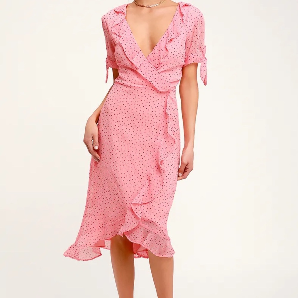 Lulus pink dress